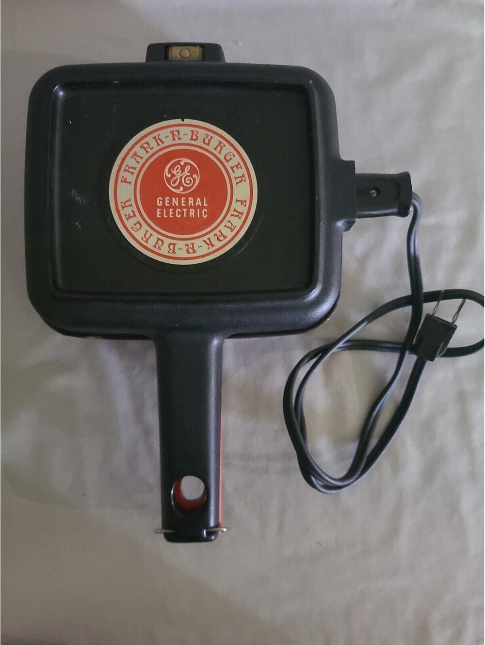 Vintage GE Frank-N-Burger Grill  Electric Hamburger Maker Tested Works